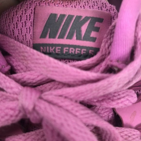 Nike Free 5.0 Womens Pink Running Shoes Size 9 - Picture 3 of 11